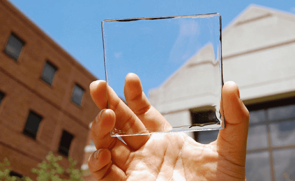 smart window sample piece
