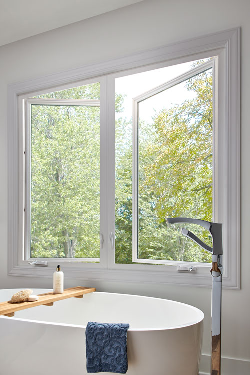 Casement Window in Bathroom